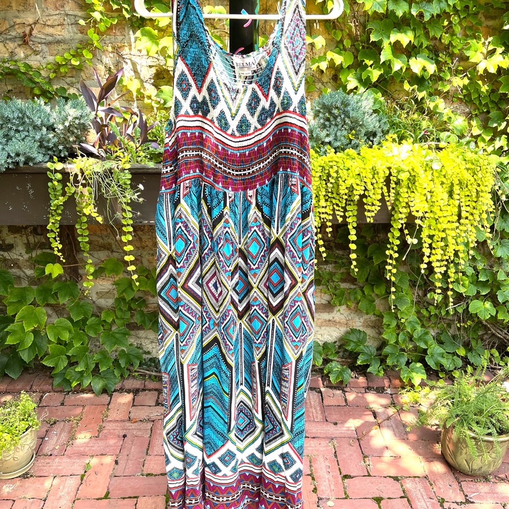 BELMA- Smocked Top Maxi Dress